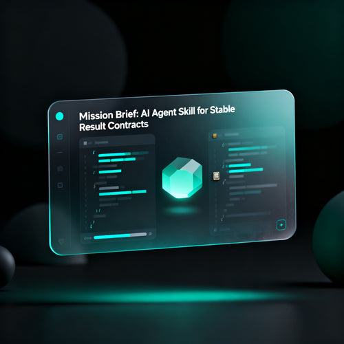 Mission Brief: AI Agent Skill for Stable Result Contracts