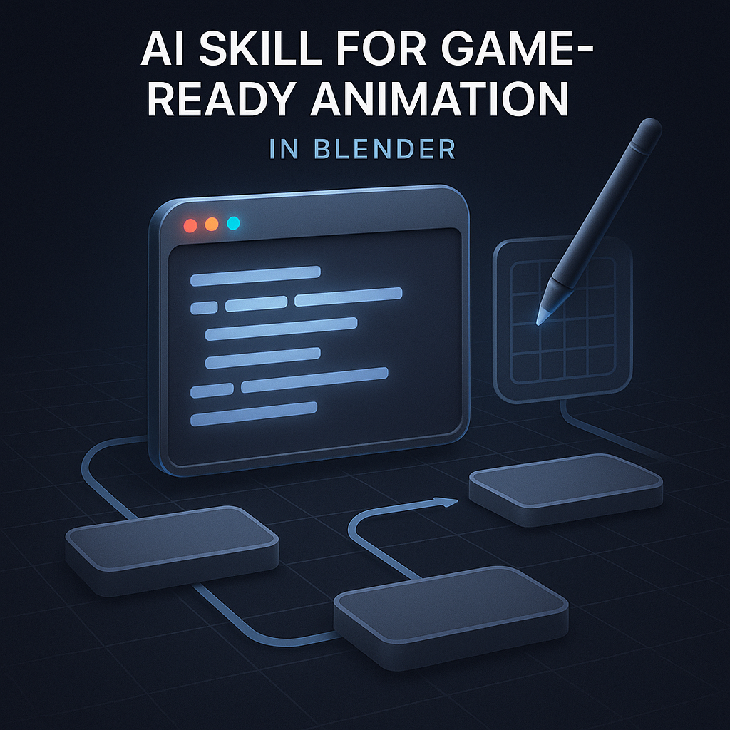 AI Skill for Game-Ready Animation in Blender