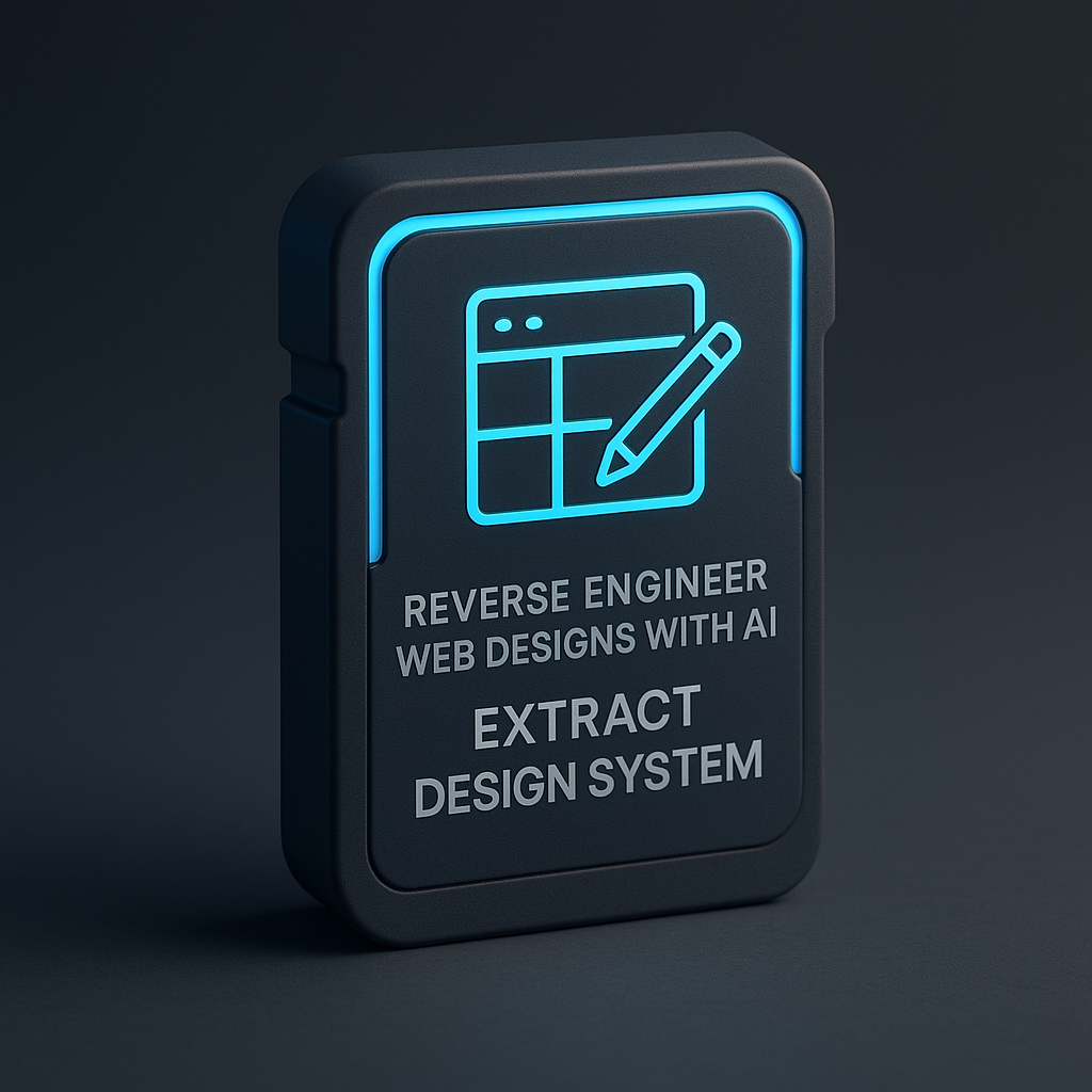 Reverse Engineer Web Designs with AI: Extract Design System