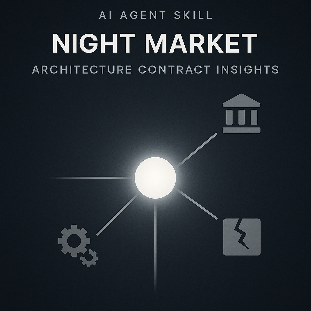 AI Agent Skill: Night Market Architecture Contract Insights