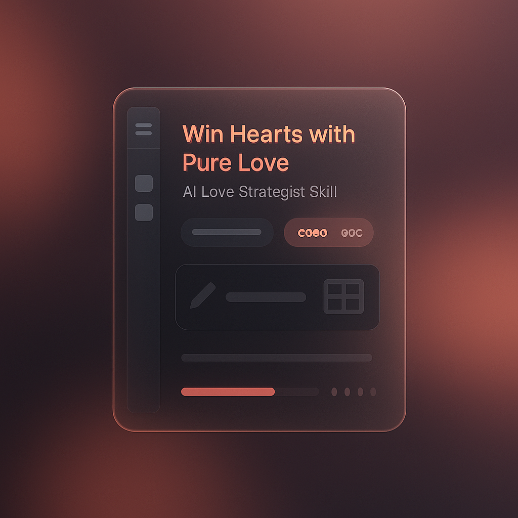 Win Hearts with Pure Love: AI Love Strategist Skill