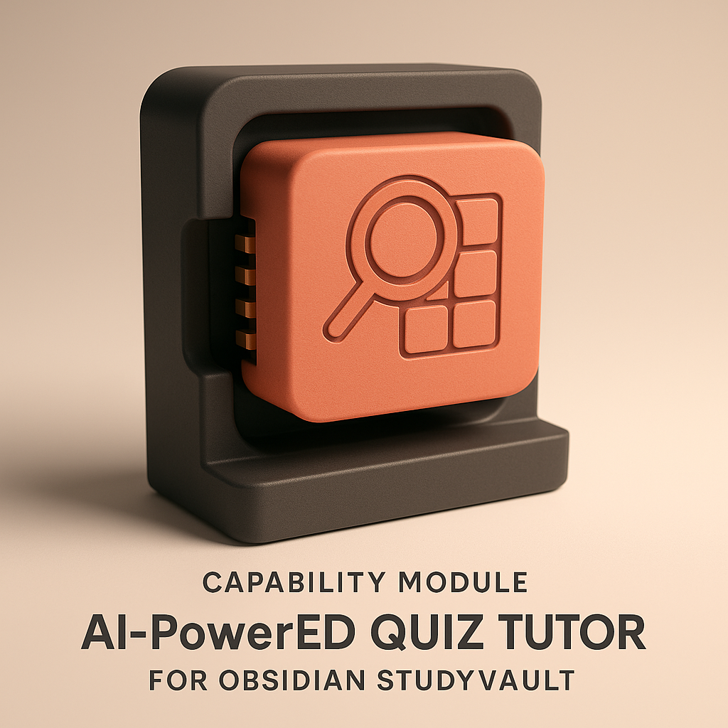 AI-Powered Quiz Tutor for Obsidian StudyVault Mastery