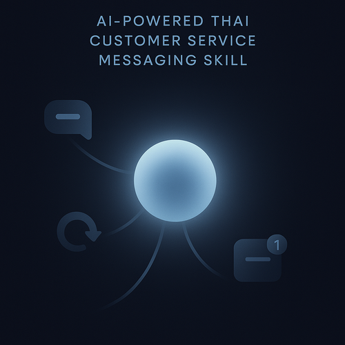 AI-Powered Thai Customer Service Messaging Skill