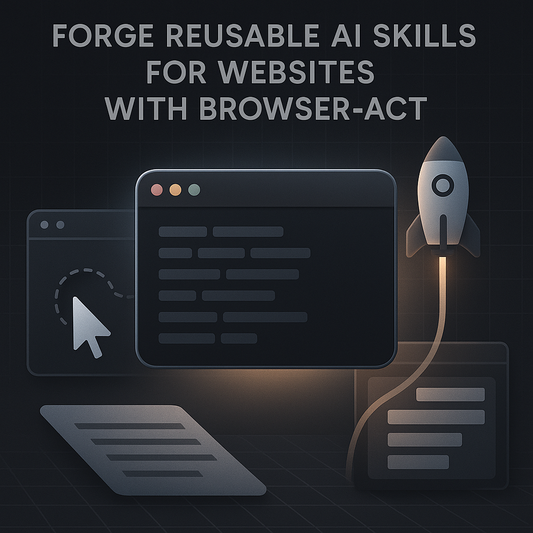 Forge Reusable AI Skills for Websites with Browser-Act