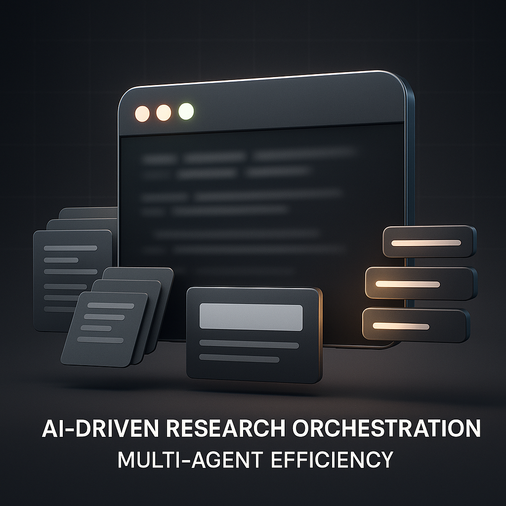 AI-Driven Research Orchestration: Multi-Agent Efficiency