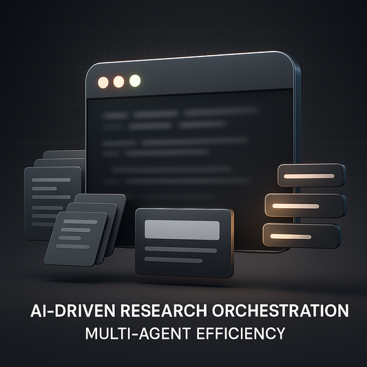 AI-Driven Research Orchestration: Multi-Agent Efficiency