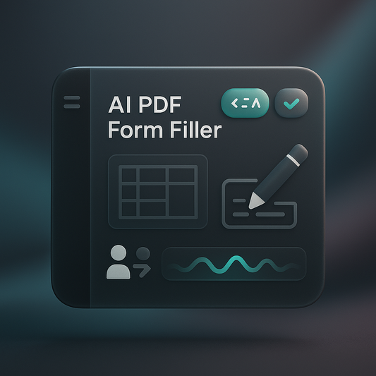 AI PDF Form Filler: Seamlessly Update Text Fields