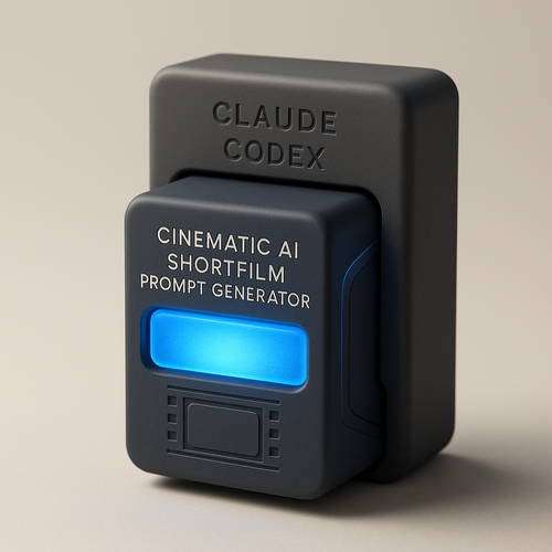 Cinematic AI Shortfilm Prompt Generator for Claude & Codex