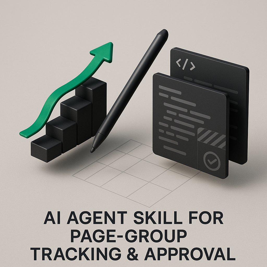 AI Agent Skill for Page-Group Tracking & Approval