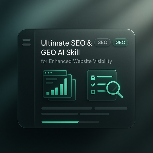 Ultimate SEO & GEO AI Skill for Enhanced Website Visibility