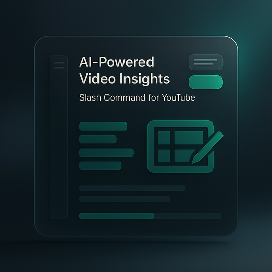 AI-Powered Video Insights: Slash Command for YouTube
