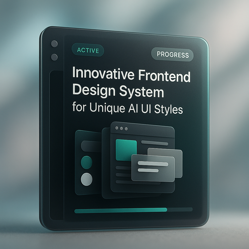 Innovative Frontend Design System for Unique AI UI Styles