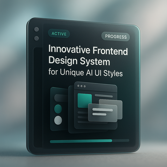 Innovative Frontend Design System for Unique AI UI Styles