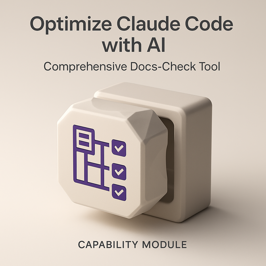 Optimize Claude Code with AI: Comprehensive Docs-Check Tool