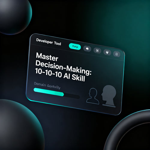 Master Decision-Making: 10-10-10 AI Skill for Regret-Free Choices