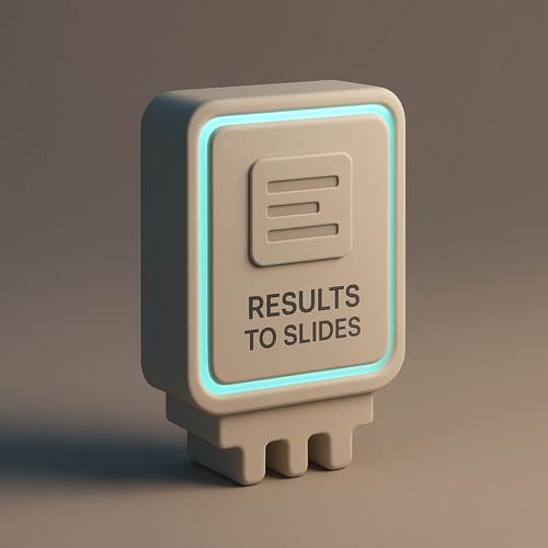 Automate Research Presentations with AI: Results to Slides