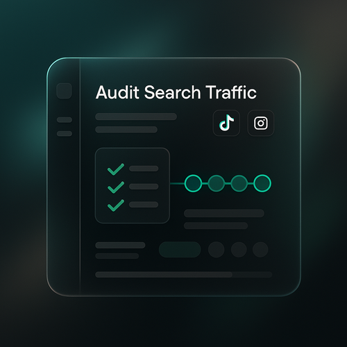 AI Audit Tool for TikTok & Instagram Traffic Growth