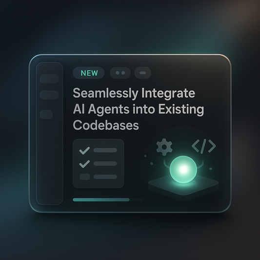 Seamlessly Integrate AI Agents into Existing Codebases