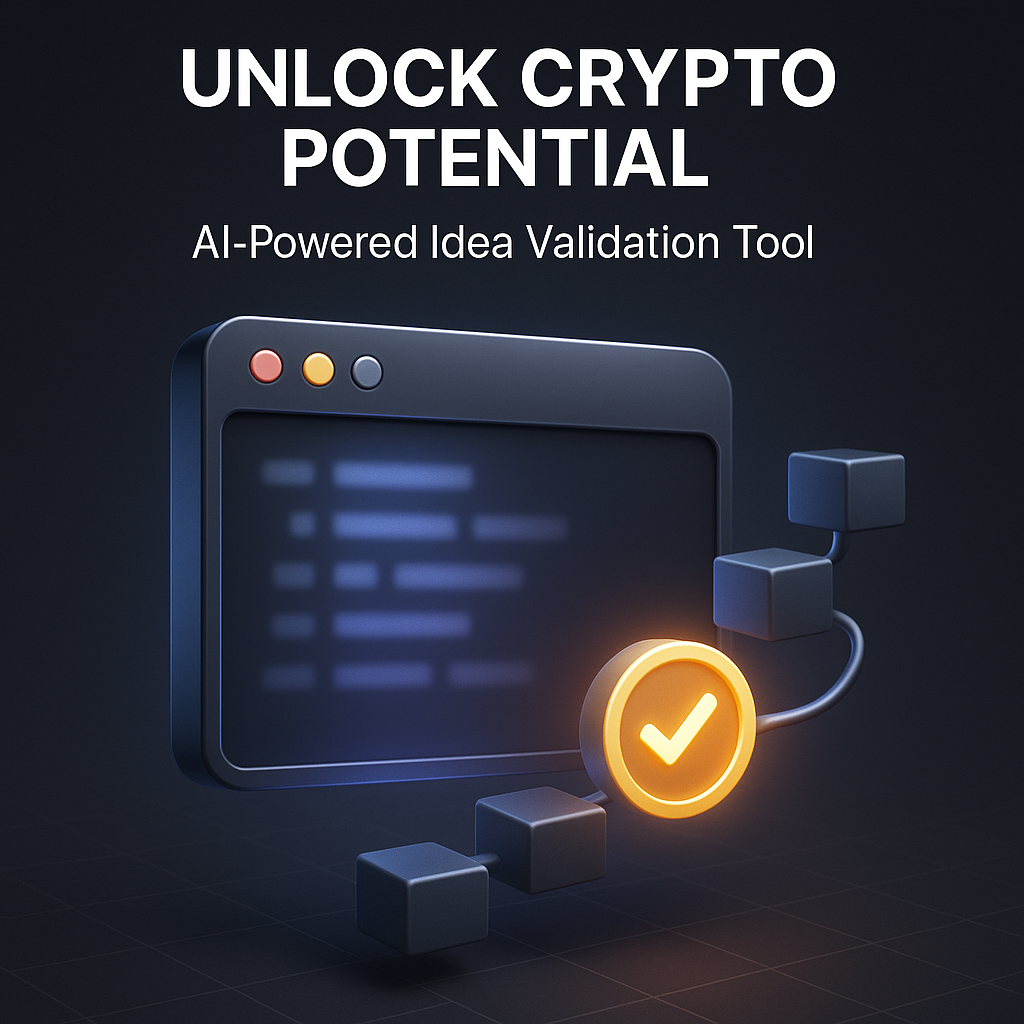 Unlock Crypto Potential: AI-Powered Idea Validation Tool