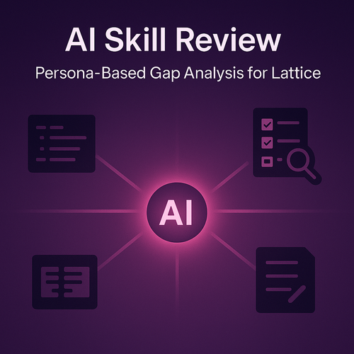 AI Skill Review: Persona-Based Gap Analysis for Lattice