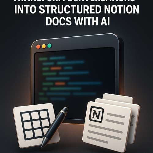 Transform Conversations into Structured Notion Docs with AI
