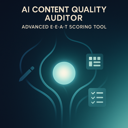 AI Content Quality Auditor: Advanced E-E-A-T Scoring Tool