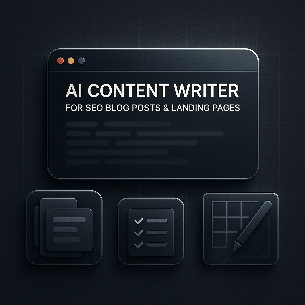 AI Content Writer for SEO Blog Posts & Landing Pages