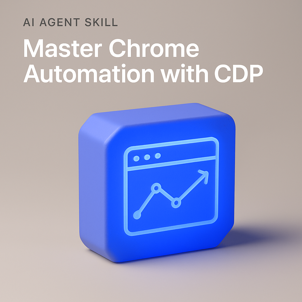 AI Agent Skill: Master Chrome Automation with CDP