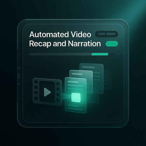 AI Agent Skill: Automated Video Recap and Narration