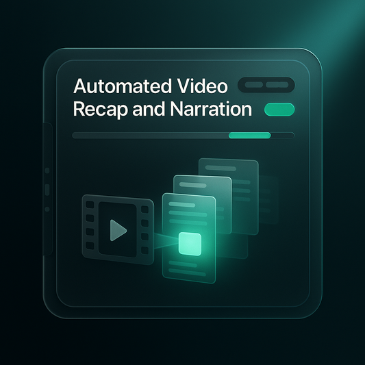 AI Agent Skill: Automated Video Recap and Narration