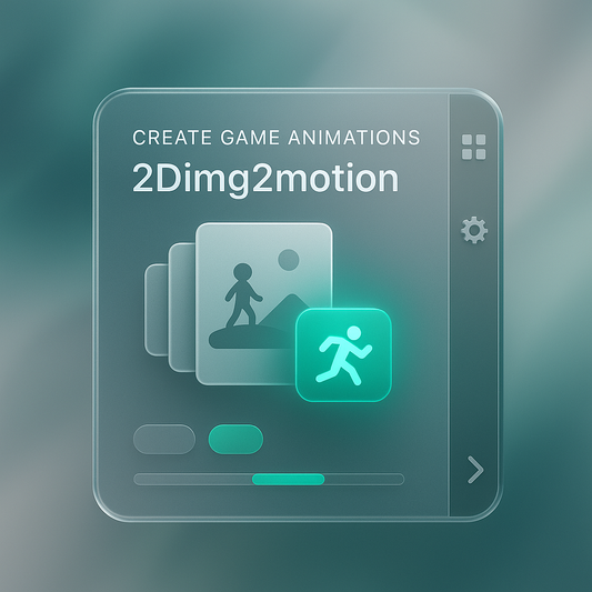 Create Game Animations with 2Dimg2motion AI Skill