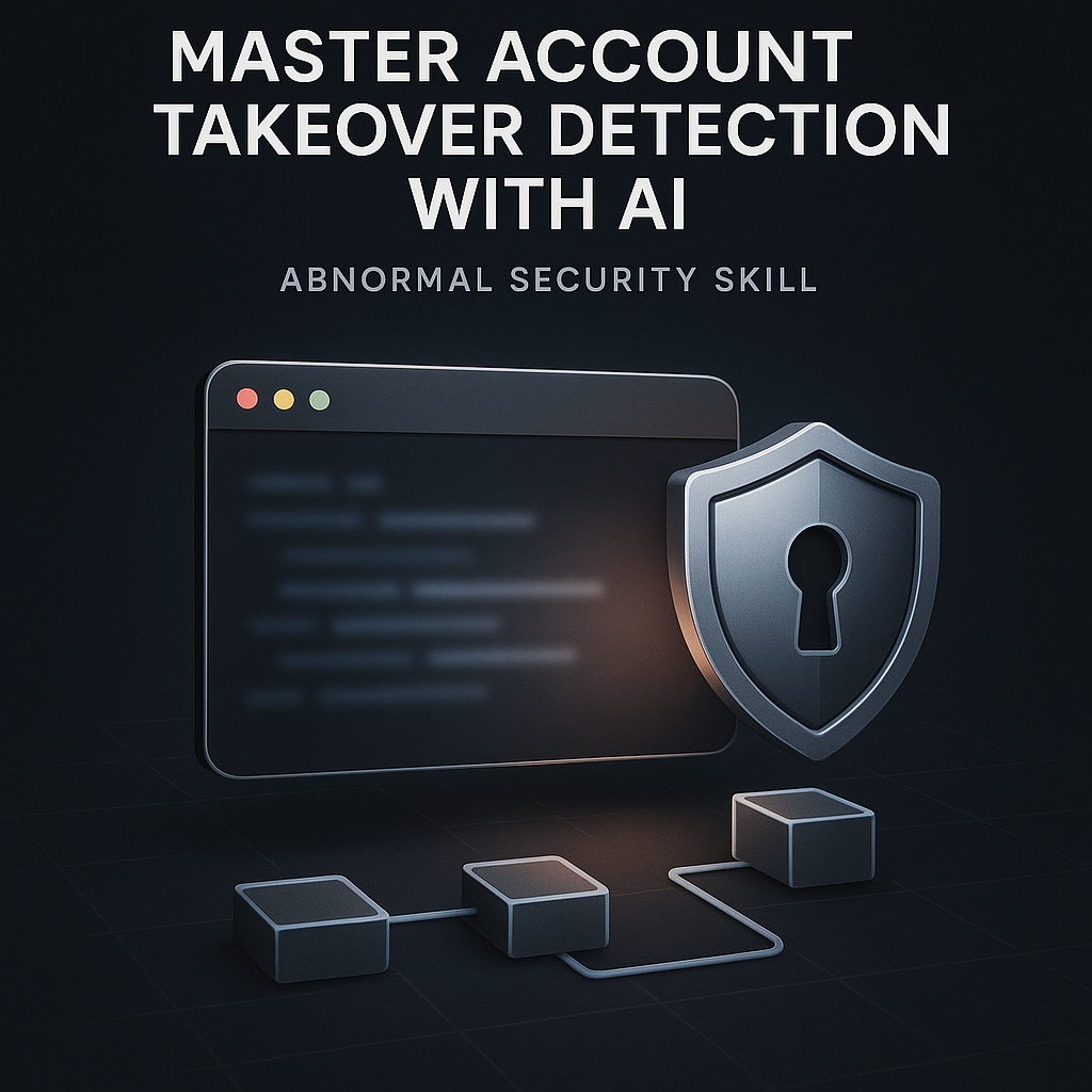 Master Account Takeover Detection with AI: Abnormal Security Skill