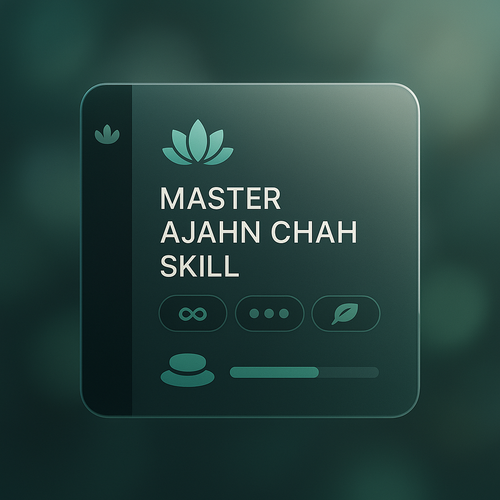 Master Ajahn Chah Skill: Unlock Thai Forest Wisdom